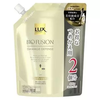 LUX Biofusion Damage Defense Conditioner Refill Large Capacity (Treatment) 400g (x 1)