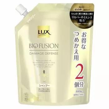 LUX Biofusion Damage Defense Shampoo Refill 400g Refill Large Capacity (Shampoo) 400g (x 1)