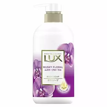 LUX Body Soap Lux Body Soap Musky Floral Pump 450g Body Soap A delicate musky floral scent (contains fragrance).