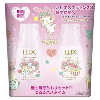 LUX Luminique My Melody Happiness Bloom шампунь-кондиционер, пара дозаторов, без силикона + 370+370 г
