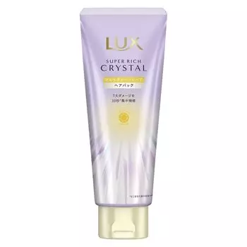 LUX Super Rich Crystal Multi Damage Repair Ополаскивающая лечебная маска для волос 180 г фиолетовый