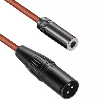 Luxferre XLR-конвертер микрофонного терминала, кабель-переходник XLR в мини-джек, совместимый с 3,5 мм 0,5 м 3,5 мм (0,5М)