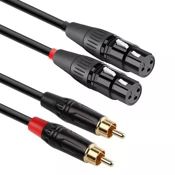 luxferre xlr rca переходной кабель rca xlr переходной кабель rca xlr кабель двойной xlr женский 2 rca мужской xlr rca кабель двойной rca в xlr кабель xlr 2 rca чёрный