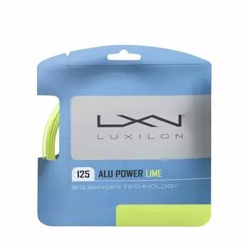 LUXILON Tennis String Gut ALU POWER 125 LIMEGREEN Single Strand Lime Green WRZ990240