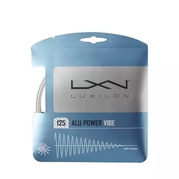 LUXILON Tennis String Gut ALU POWER VIBE 125 POWER VIBE Single tension White Pearl WR8306801125 (ALU 125)