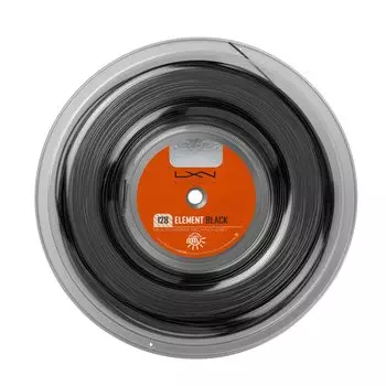 LUXILON Tennis String Gut ELEMENT BLACK REEL Power 200m Black WRZ999410 (NXT 18)