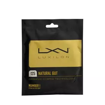 LUXILON Tennis String Gut NATURAL GUT 125 Gut Natural WRZ949125 (Natural 125)