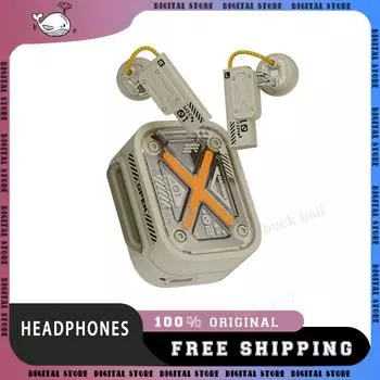 Luxmoc Punk Mech Tws беспроводные Bluetooth-наушники Space Mecha Customize Cabin In Ear-наушники с ультрадолгим сроком службы батареи в подарок жёлтый
