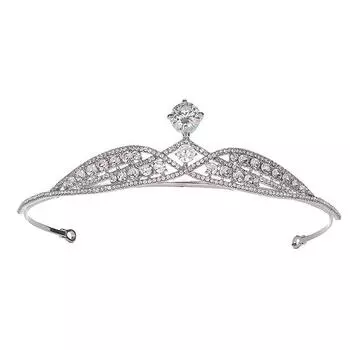 Роскошные ювелирные изделия с инкрустацией цирконием, фотостудия с коронами, платье для новобрачных, тиара, свадебные аксессуары для невесты