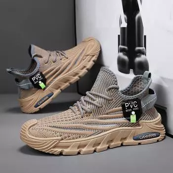 Luxury2024 New Season Men s Thick Sole Comfortable Casual Shoes Thin Breathable Low Top Lacing Running and Sports Shoes sneakers 39