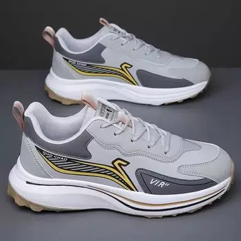 Luxury 2024 New Spring and Autumn Versatile Breathable Casual Shoes Men s Lightweight and Comfortable Sports Board Shoes 39