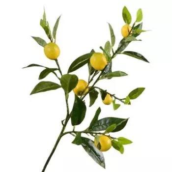 Luxury Artificial Lemon Branch Plastic Simulation Fruit Tree Fake Plants Holiday Party Wedding Style 3