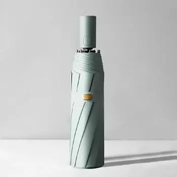 Luxury Automatic Umbrella Windproof Strong, UV Protection Sun Umbrella for Women, Travel Outdoor Green Umbrella, 8K, Big Size зелёный