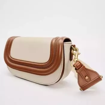 Роскошные сумки для женщин Toptrends Saddle Crossbody Trend Designer Underarm Shoulder Bag PU Leather Женские сумки и кошельки 24.5*9*20.8