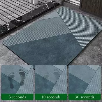 Luxury Bath Mat Non Slip Shower Bathroom Mats Super Absorbent Floor Foot Mat Quick Dry Toilet Rugs Doormat Washable 40cmx60cm