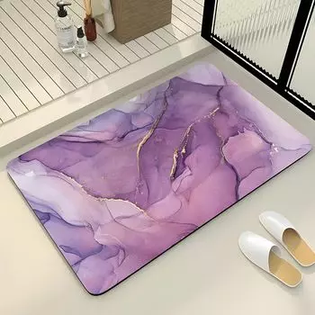 Luxury Bathroom Mats Anti Slip Bath Foot Mat Super Absorbent Floor Mat Quick Dry Toilet Rug Doormat Carpet For Living Room 40cmx60cm