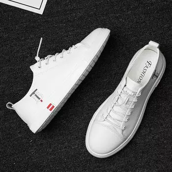 Luxury Brand Men s Leather Casual Shoes Hollow Breathable Men s Flat Shoes Work Outdoor Sports Shoes Fashionable Anti-skid 38