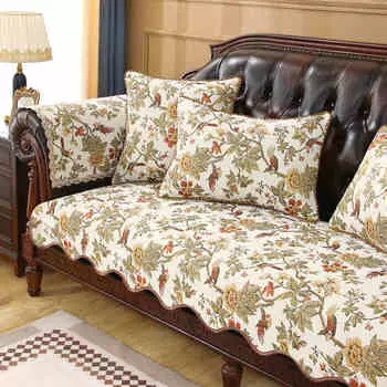Luxury Chenille Jacquard Sofa Cushion Cover Home Living Room Furniture Decor Couch Covers Four Seasons Universal Slipcover 60x60