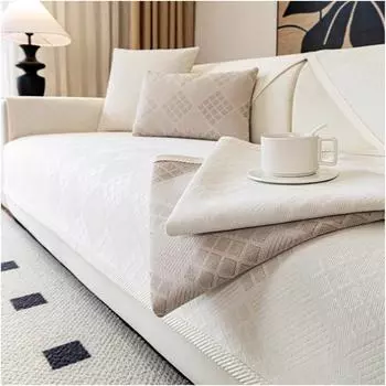 Luxury Chenille Sofa Cover Seat Cushion Non-slip Sofa Blanket Couch Cover Sofas Towel Modern Simple Universal Couch Protection A 70x70