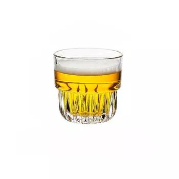Luxury Crystal Glass Whiskey Stacking Beer Glass Tempered Glass Glasses for Party Bars KTV and Home Elegant Mug Glass Beer Cups 1pcs