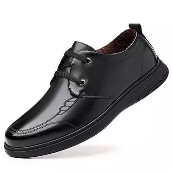 Luxury Derby Dress Leather Men Shoes Lace-up Office Social Shoes Male Party Weeding Shoes Men Spring/Autumn Formal Shoes For Men 6