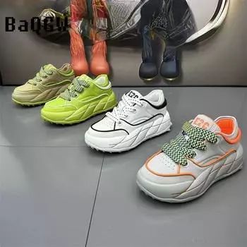 Luxury Design Original Man Chunky Sneakers Fashion Comfortable Wear-resistant Male Casual Shoes Tenis Masculino Baskets Hommes 39