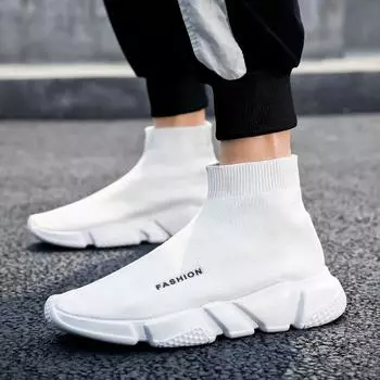 Luxury Designer 36~45 Men Women Sneakers Sock Chunky Breathable Boots Mesh Brand Shoes Casual Tennis Mens Running Shoes Footwear 36