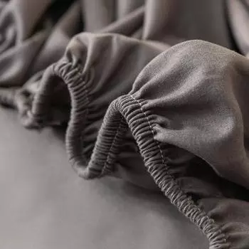 Luxury Double Bed Sheet Fitted Sheet With Elastic Mattress Cover Couple Bed Linen Single Bedding Queen King Size 2pcpillowcase48x74cm