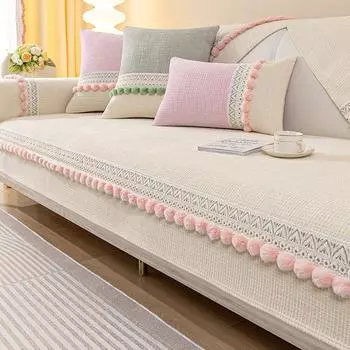 Luxury Fragrance Sofa Cushion Four Seasons Universal High-end Sense Four Seasons Universal Non-slip Sofa Cover Cushion Cover 70x70