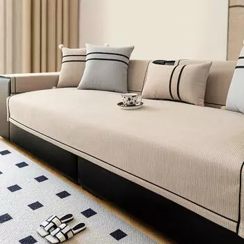 Luxury French Chenille Sofa Cushions New Sofa Cushion Four All Season Universal Anti Slip Sofa Cover Cloth For Living Room 60x60