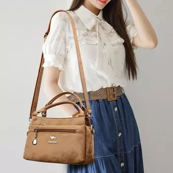 Luxury Handbag Women Bag Designer High Quality Soft Leather Shoulder Crossbody Bags for Women Casual Purses and Handbag