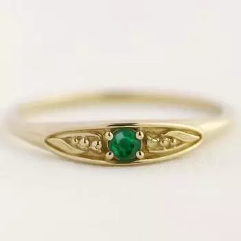 Luxury Ins Internet Celebrity Simple Fashion Gold Ring, Creative Classic Zircon Women Jewelry No. 6