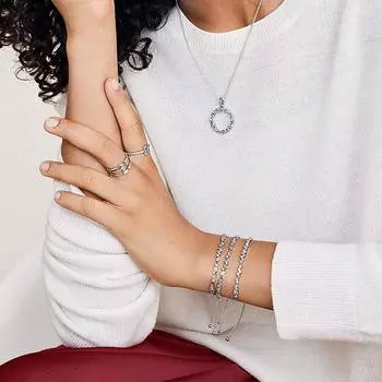 Luxury Jewelry Fashion Timeless Sterling 925 Silver Sparkling Ice Cube Slider Tennis Bracelet Elegant Popular High Quality Gift