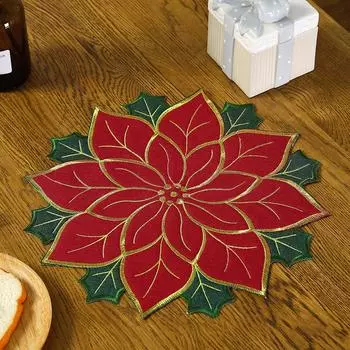 Luxury Lace Satin Embroidery Tablecloth Square Coffee Table Cloth Cover Tea Mantel Nappe Kitchen Christmas Easter Wedding Decor Round 40cm жёлтый