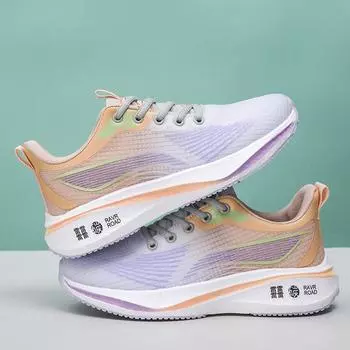 Luxury latest women s lightweight and wear-resistant running shoes 2024 spring and autumn fashion trend versatile casual shoes 36 черный белый