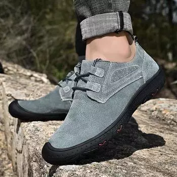 Роскошная Роскошная Кожа Классическая Мужская Повседневная Обувь На Шнуровке Мужская Обувь Качество Уличная Мужская Удобная Обувь для Ходьбы Мужчина 44