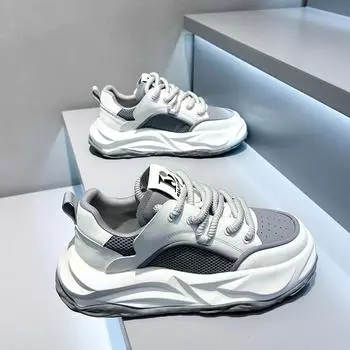 Роскошные сетчатые дышащие мужские туфли с низкой посадкой, мягкая подошва, универсальные кроссовки, дышащие и удобные повседневные спортивные туфли 39 белый
