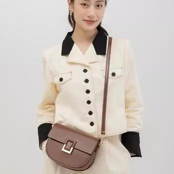 Роскошные новые сумки-седла из искусственной кожи, мини-сумки через плечо для женщин, простые женские сумки, женские модные сумки