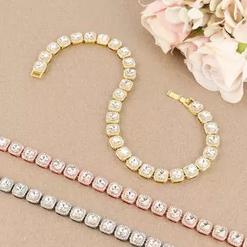 Luxury Pet Necklace Cat Dog Collar With Diamond Bling Jewelry Metal Crystal Rhinestone Dogs Cats Chihuahua Collars Supplies 20cm розового золота