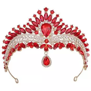 Роскошные королевские хрустальные головные уборы тиары и короны свадебная диадема свадебная корона для девочек праздничные украшения для волос аксессуары