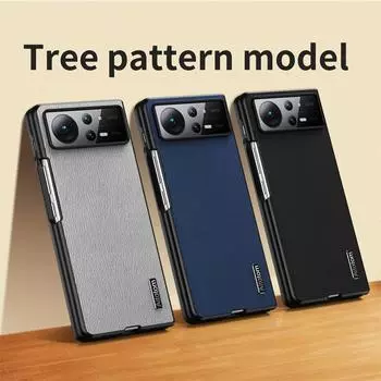 Luxury Tree Grain Leather Colorful Texture Silicone Case for Xiaomi Mix Fold 3 2 Soft Shockproof Full Protection Business Cover Mix Fold 3 зелёный
