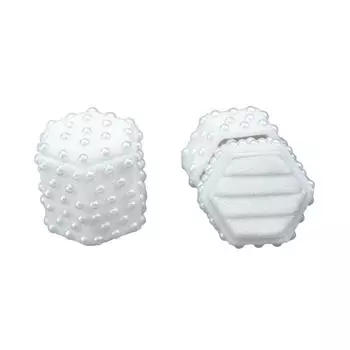 Luxury Velvet Pearl Rings Holder 1/2/3 Slots Jewelry Organizer Rings Display Case Couple Three Ring