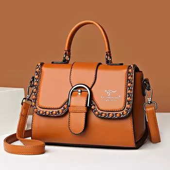 Роскошная женская сумка из высококачественной искусственной кожи, сумки через плечо, дизайнерская классическая сумка-мессенджер для женщин, винтажная сумка через плечо с клапаном