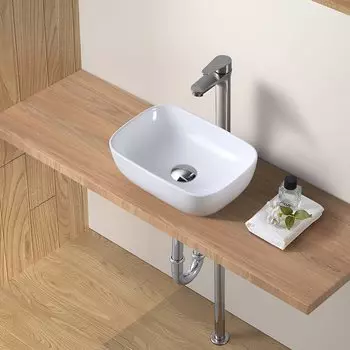 LUYI Набор для мытья рук, раковина для мытья рук, таз 370x260x110 мм белый