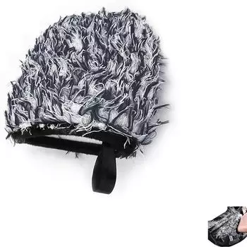 LUYING Car Wash Wheel Car Wash Car Wash Wheel Wash Car and Tire No Hair Scratch Hand Dirt No Hair Strong Mitt, Mitt, Glove, Microfiber, чёрный