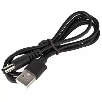 [LUYING]USB-кабель постоянного тока с круглым отверстием, линия передачи данных, разъем питания (5,5/2,1 мм) Совместимость 5 В/2 А 80 см