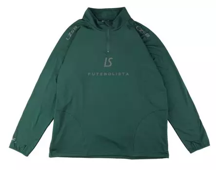 LUZESOMBRA LS 2WAY HALF ZIP TOP F2011138 024IVYGRN Khaki Green Futsal Sweat Jacket S024IVYGRN