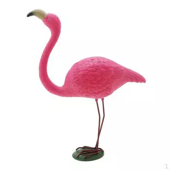 Лужайка сада двора фламинго украшает ровную поверхность и яркий цвет 21.5 x 30cm