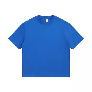 LVLV Kids Retro Loose Fit T-Shirt - 240G Solid Color, Short Sleeve. 130