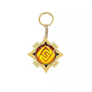 [LVMEY] Genshin Goods machete God s eyes key ring rock decoration Accessories for cosplay collection lightweight Christmas birthday present gift